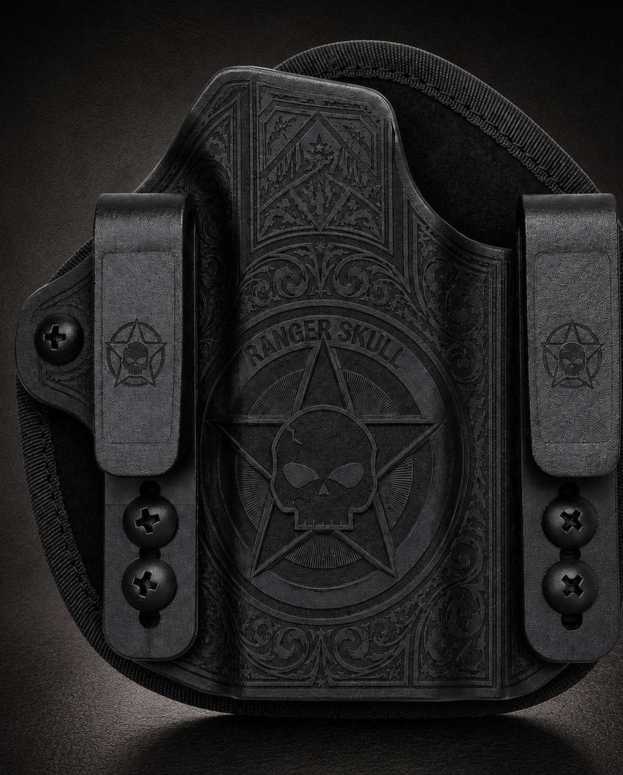 Ranger Skull holster detail